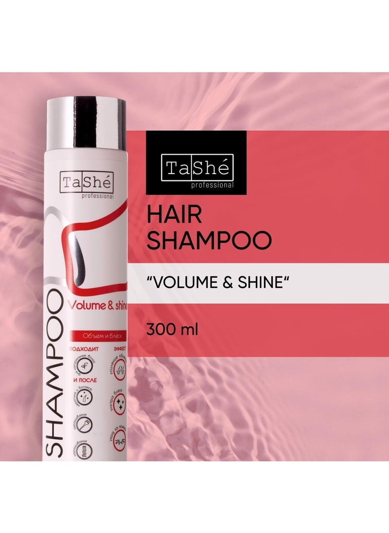 Hair Care Bundle | Volume & Shine Shampoo with Silk Proteins & Hyaluronic Acid + Hydration Conditioner with Collagen & Lavender Extract | 2x300ml