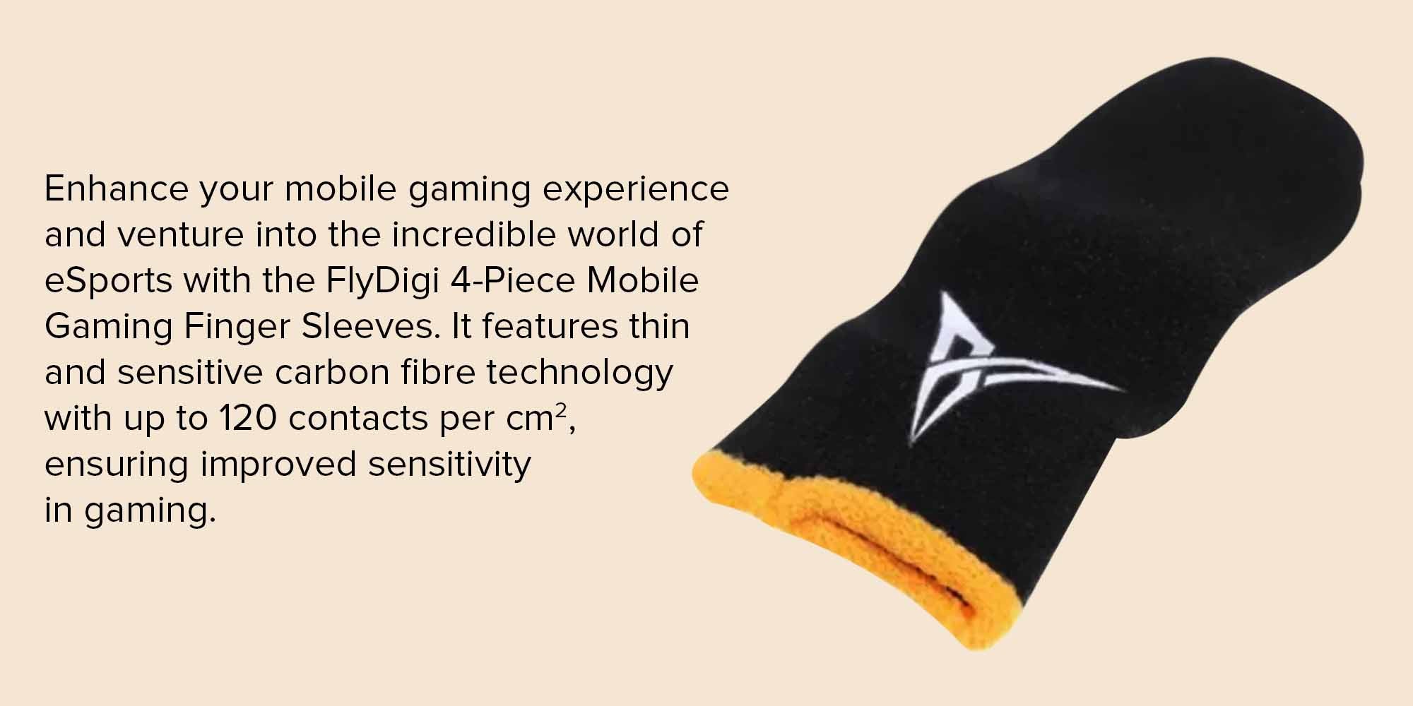 4-Piece Gaming Finger Sleeve Gloves