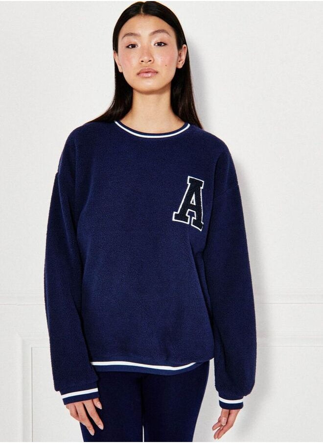 Embroidered sweatshirt