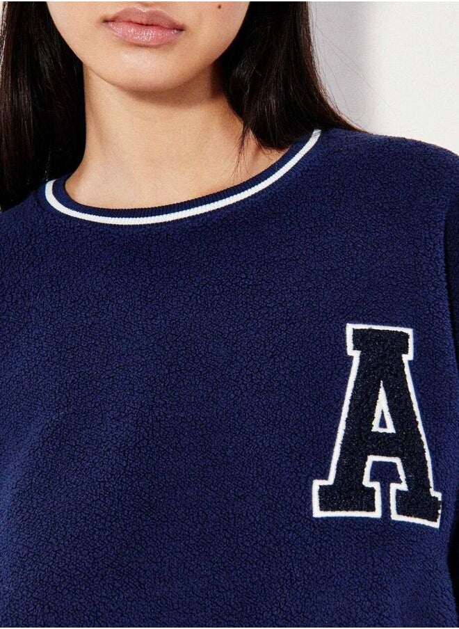 Embroidered sweatshirt