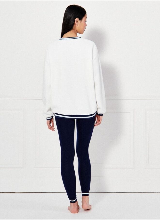 Embroidered sweatshirt