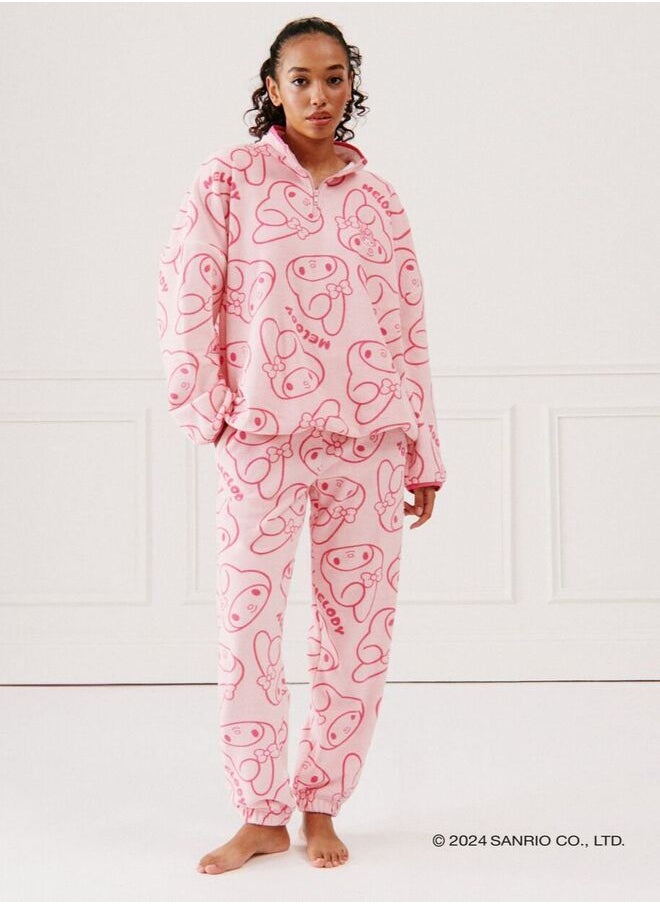 My melody fleece sweatshirt