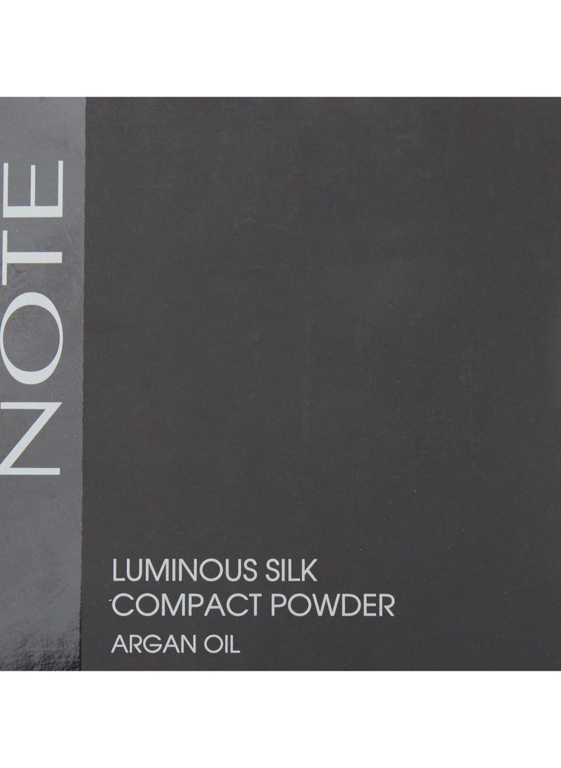 Note Luminous Silk Compact Powder 06, Yellow,