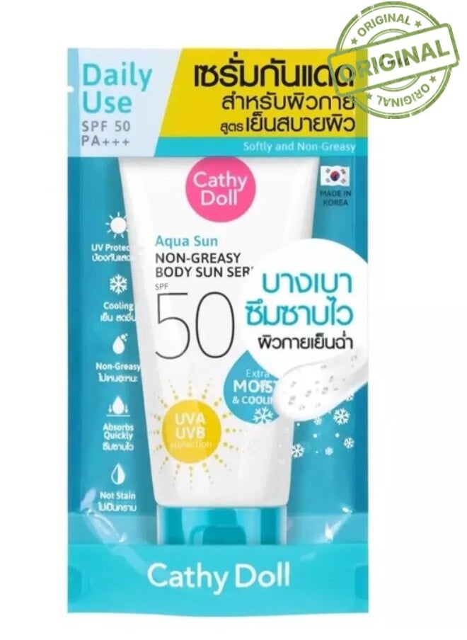 Cathy Doll Aqua Sun Non Greasy Body Sun Serum SPF50 PA+++ 138 ml
