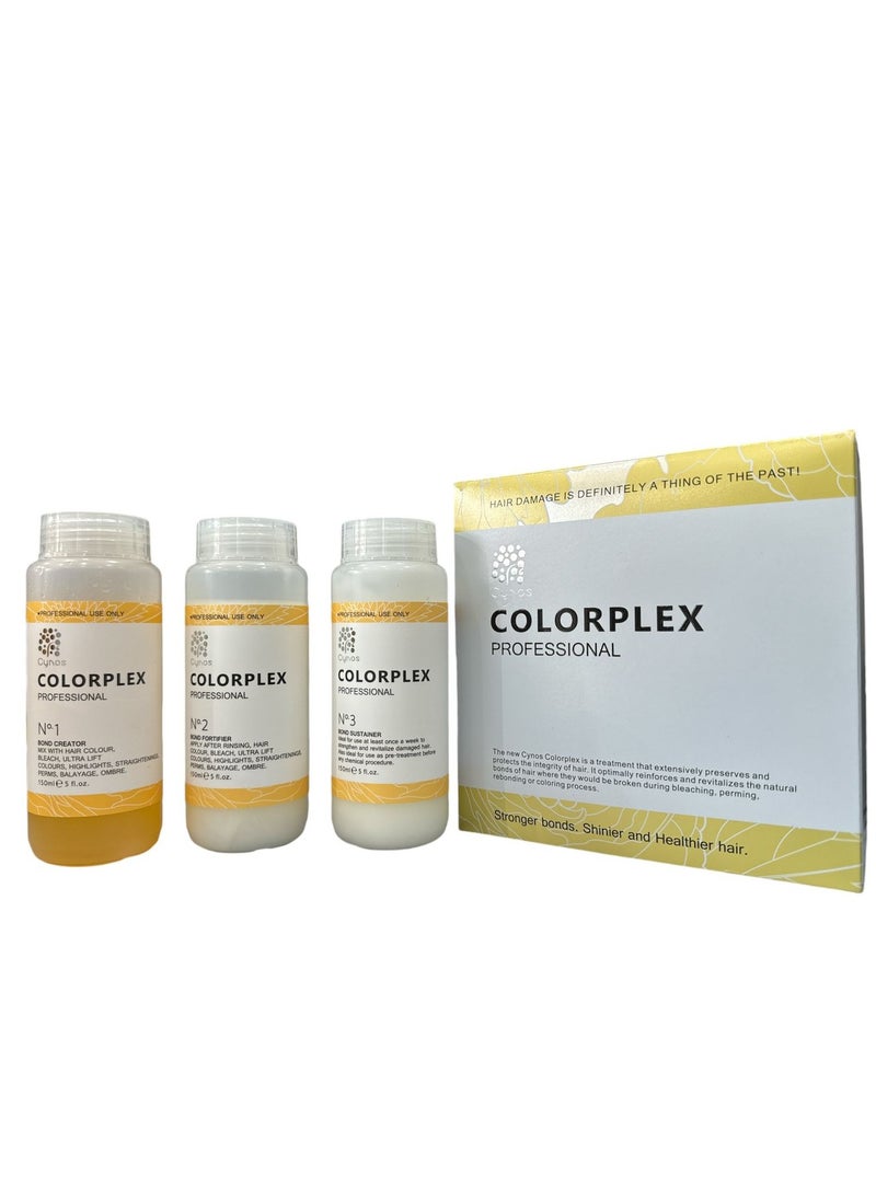 COLORPLEX STRONGER BONDS. SHINIER AND HEALTHIER HAIR .