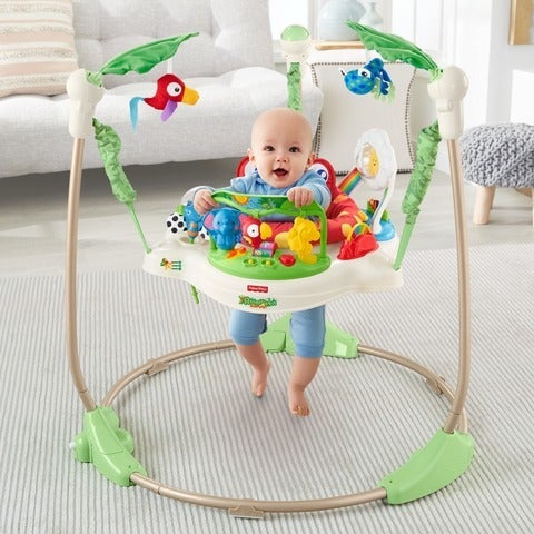 Rainforest Jumperoo Bouncing Cradle