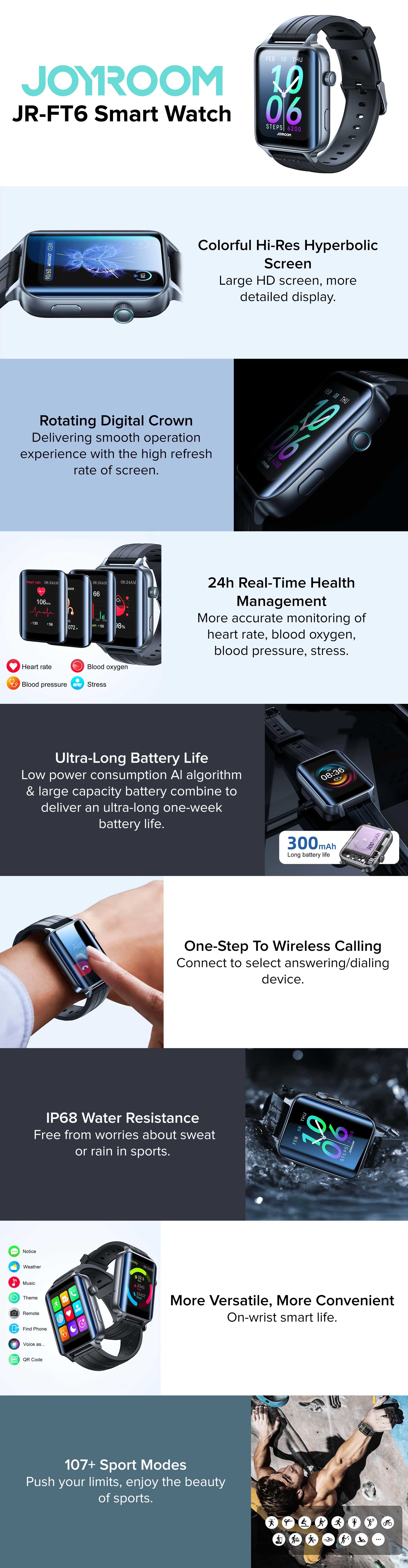 Smart Watch Answer Make Calls 1.85 Inch Fitness Tracker With Bluetooth Dial Calls Heart Rate Sleep Monitor Pedometer IP68 Waterproof For Android Phones Black