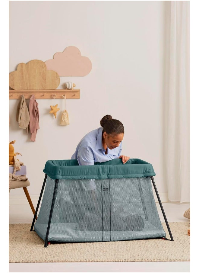 Pieces of 1 Travel Cot Light, 112 X 82 X 64 Cm - Dark Green