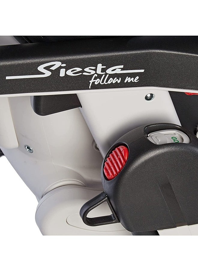 Siesta Follow Me Licorice Compact Folding Highchair & Recliner for Babies & Toddlers,Adjustable to 9 different heights, 5-Point Harness, From Birth to 15 kg – Black