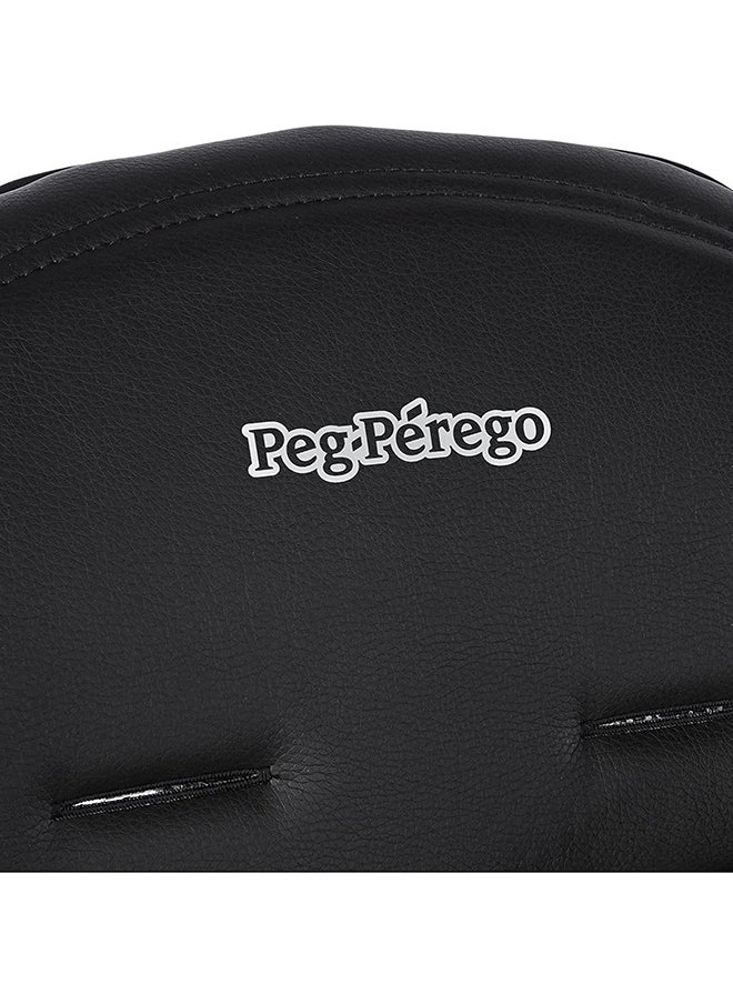 Siesta Follow Me Licorice Compact Folding Highchair & Recliner for Babies & Toddlers,Adjustable to 9 different heights, 5-Point Harness, From Birth to 15 kg – Black