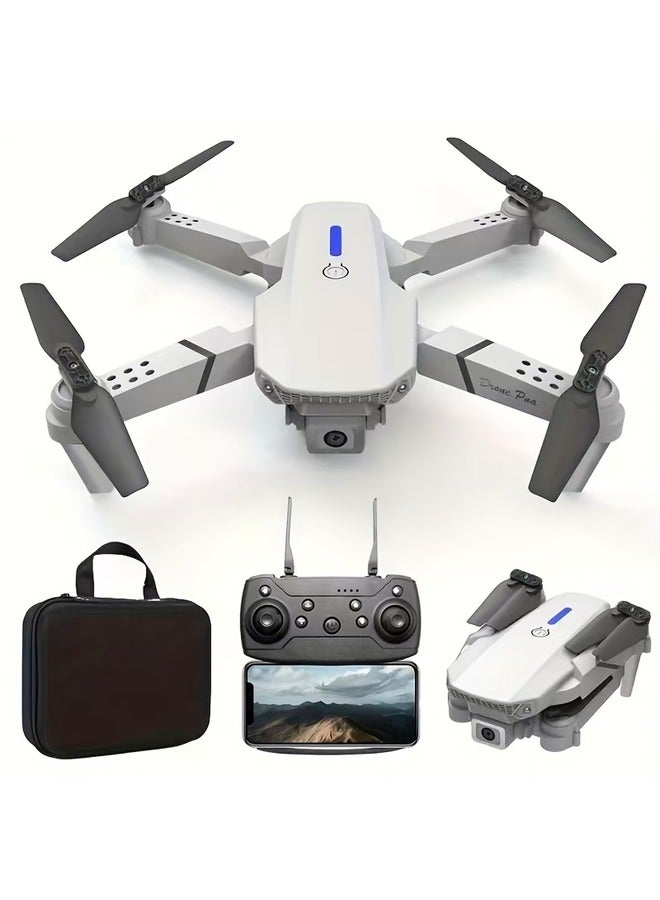 LS-E525 RC Drone with Camera 4K Drone Dual Camera WiFi FPV Drone Headless Mode Altitude Hold Gesture Photo Video Track Flight 3D Filp RC Qudcopter Assorted