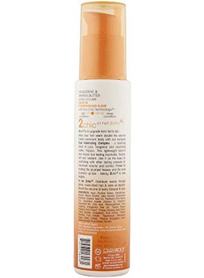 Giovanni 2Chic Ultra-Volume Leave-In Conditioning Elixir, Infused With Papaya & Tangerine 118ml