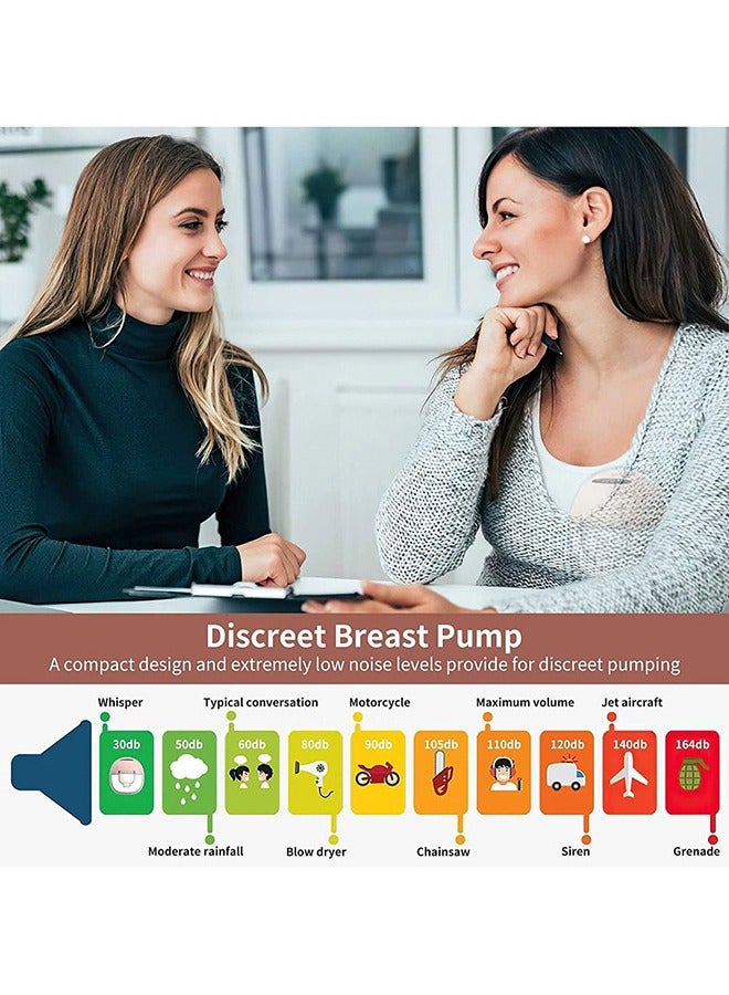 Wearable Electric Double Breast Pump With 3 Modes And 12 Levels