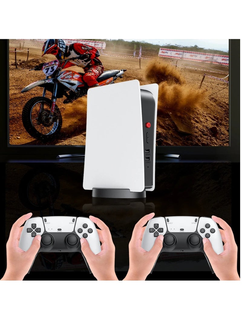 Wireless Retro Game Console Plug And Play Video Game Stick Built In 20000+ Games, 10 Classic Emulators 4K High Definition HDMI Output For Tv With Dual 2.4G Wireless Controllers With 64GB Memory Card