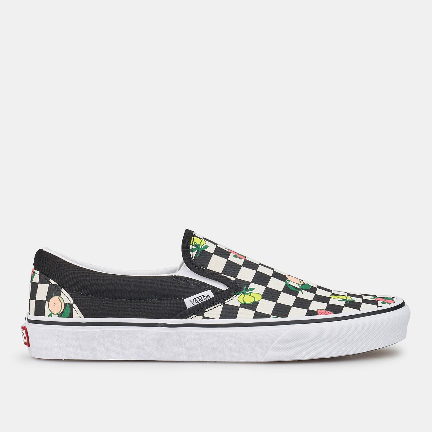 Fruit Checkerboard Classic Slip-On Unisex Shoe