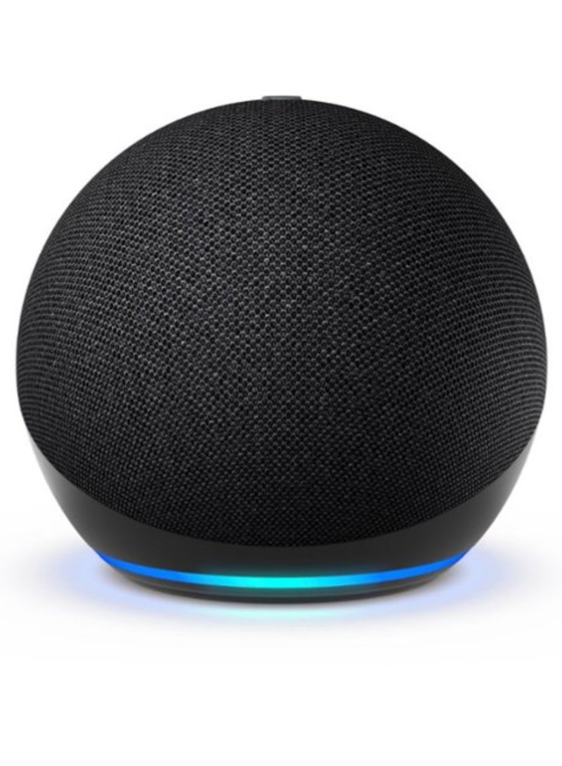 Dot 5th Gen Smart Speaker with vibrant sound and Alexa | Use your voice to control smart home devices, play music or the Quran, and more speaks English & Arabic