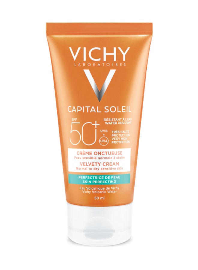 Capital Soleil Velvety SPF50+ Buy 1 Get 1 Free Sunscreen For Normal To Dry Brown