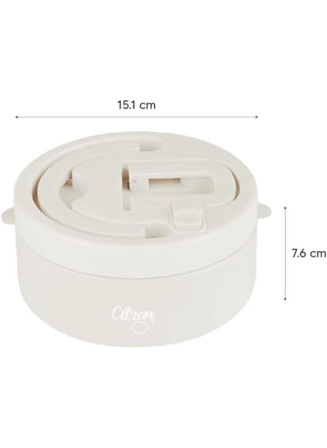 Vacuum Insulated Food Jar For Kids And Adults, Bpa Free Food Thermos, Travel Hot Food Container - 400 Ml Purple