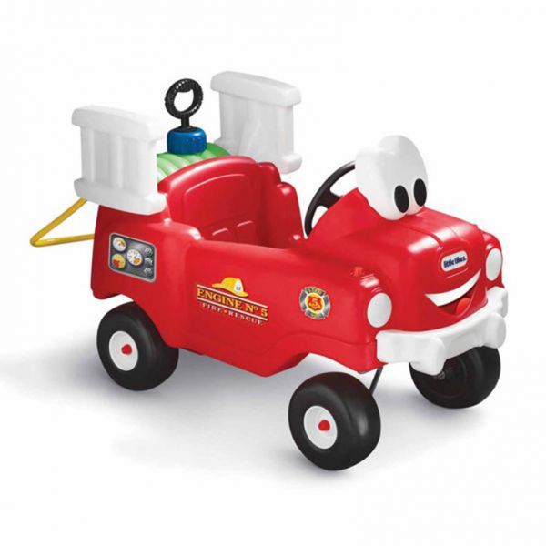 Fire Truck 616129 Spray And Rescue Ride On Toy 81x45x40cm