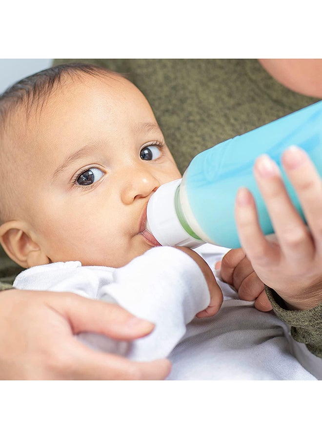 Pack Of 2 Baby Natural Flow Anti-Colic Options+ Narrow Glass Feeding Bottle, 2 X 250 ML, Level 1 Slow Flow Nipple, 0 Months +