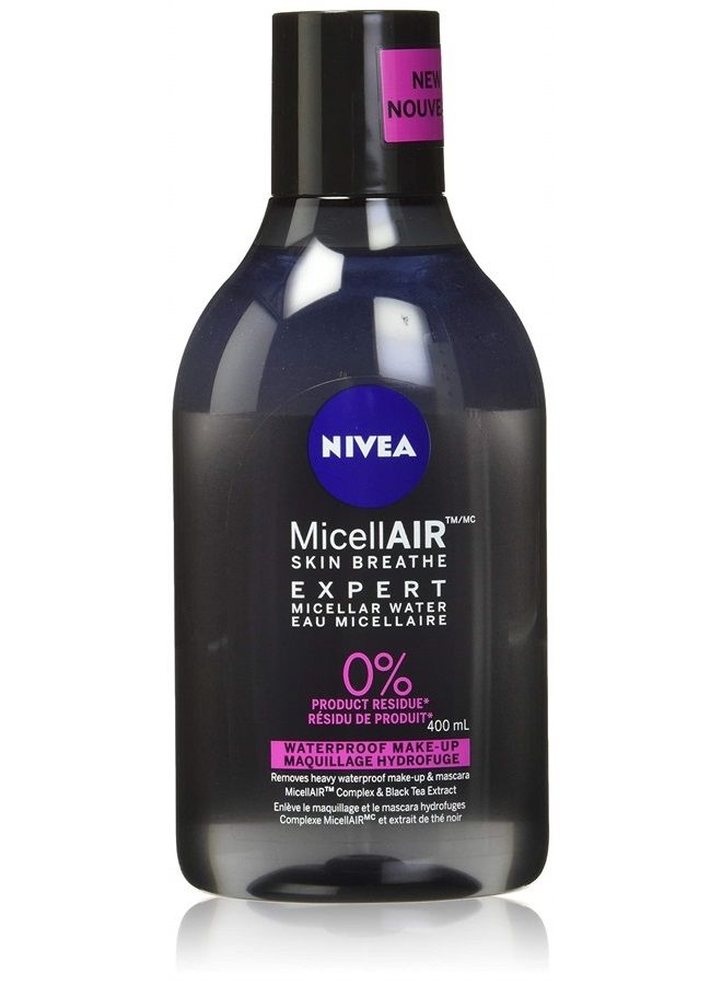 Nivea MicellAIR Expert Micellar Water, Waterproof, 400 ml
