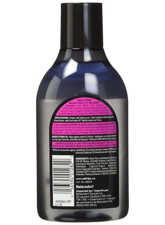 Nivea MicellAIR Expert Micellar Water, Waterproof, 400 ml
