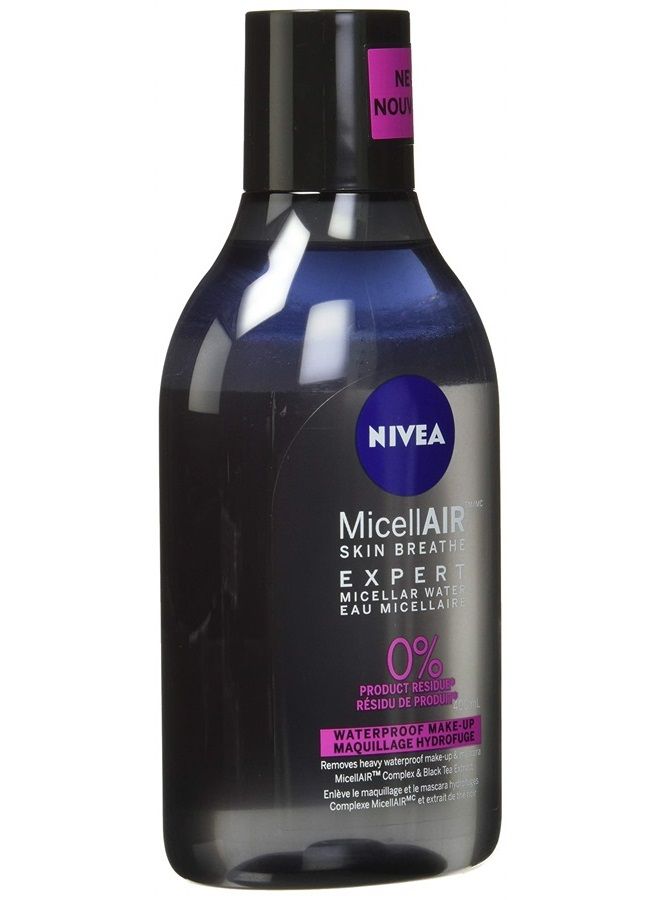 Nivea MicellAIR Expert Micellar Water, Waterproof, 400 ml