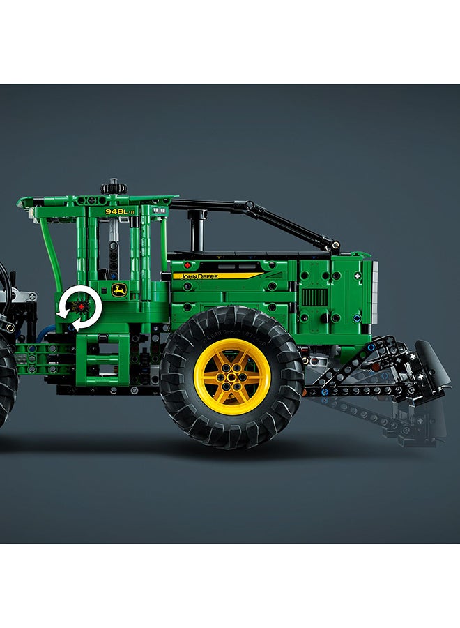 Technic John Deere 948L-II Skidder 42157 Building Toy Set for Kids Aged 11+; A Gift for Kids Who Love Engineering and Heavy-Duty Vehicles (1,492 Pieces)