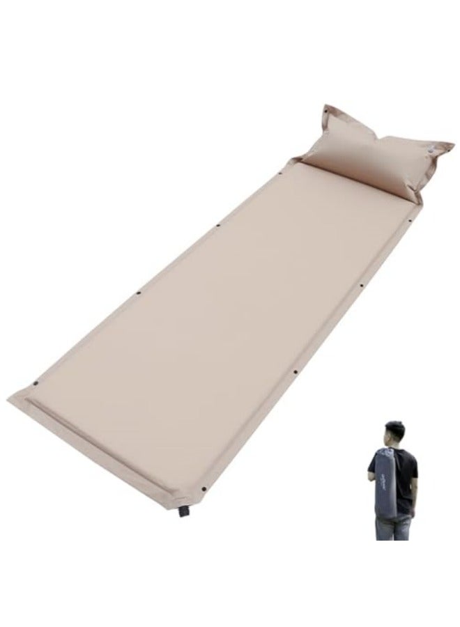 Air Bed Mettress with Built-in Electric Pump, Inflatable Air Mettress Sleeping Pad, Portable Roll Up Bed, Inflatable Outdoor Mat