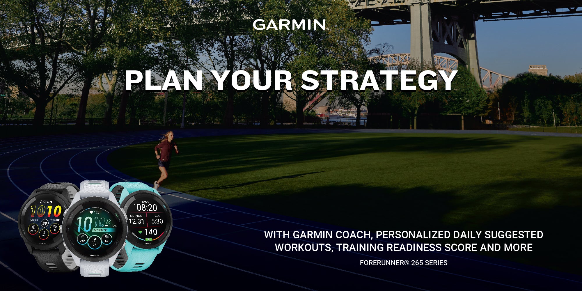 Forerunner 265S  - 42MM - Up To 24 Hours Battery Life in GPS Mode - 1.1