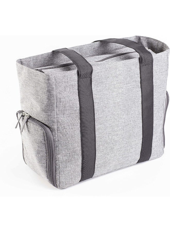 Breast Pump Carryall Tote Bag, Heather Gray For Web