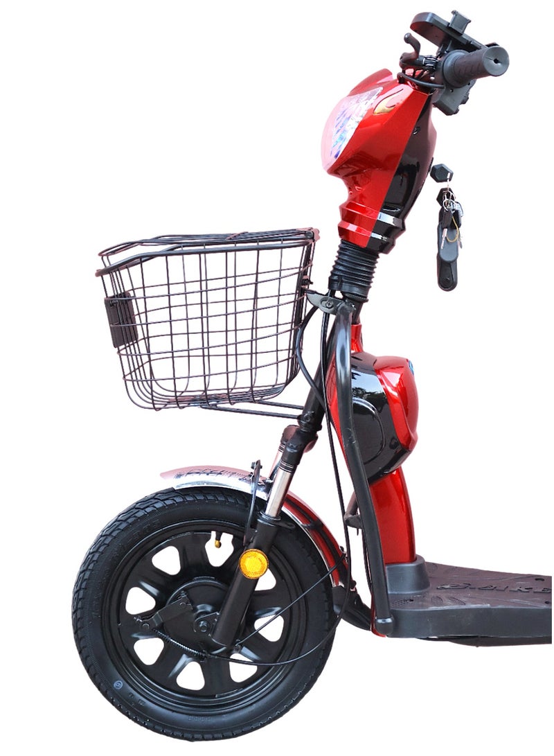 CHENXIAN E-Bike 16 Number with Brushless Motor 350W Motor 40-50 km/h Speed 16-Inch/14-Inch Tires 3 Gears LED Display 4 Shock Absorbers 30-35 km Range Adult Commuter & Off-Road Bike