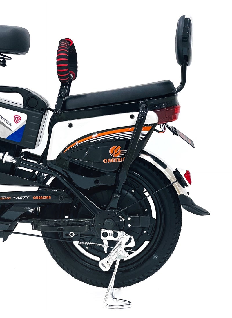 Chenxian E-Bike 16 Number with Brushless Motor 350W Motor 16-Inch/14-Inch Tires 3 Gears LED Display 4 Shock Absorbers 30-35 km Range Adult Commuter & Off-Road Bike