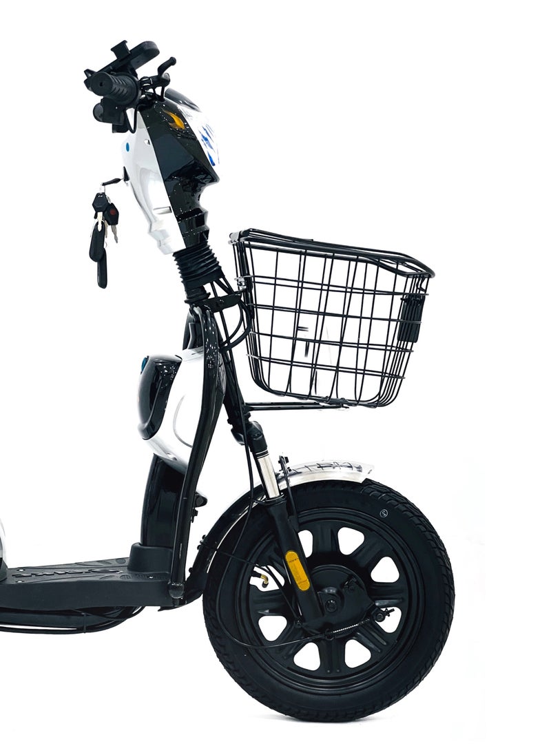 Chenxian E-Bike 16 Number with Brushless Motor 350W Motor 16-Inch/14-Inch Tires 3 Gears LED Display 4 Shock Absorbers 30-35 km Range Adult Commuter & Off-Road Bike