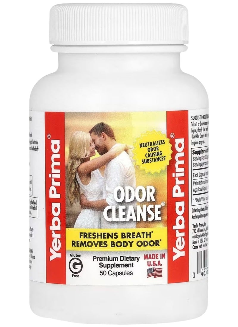 Odor Cleanse, 50 Capsules