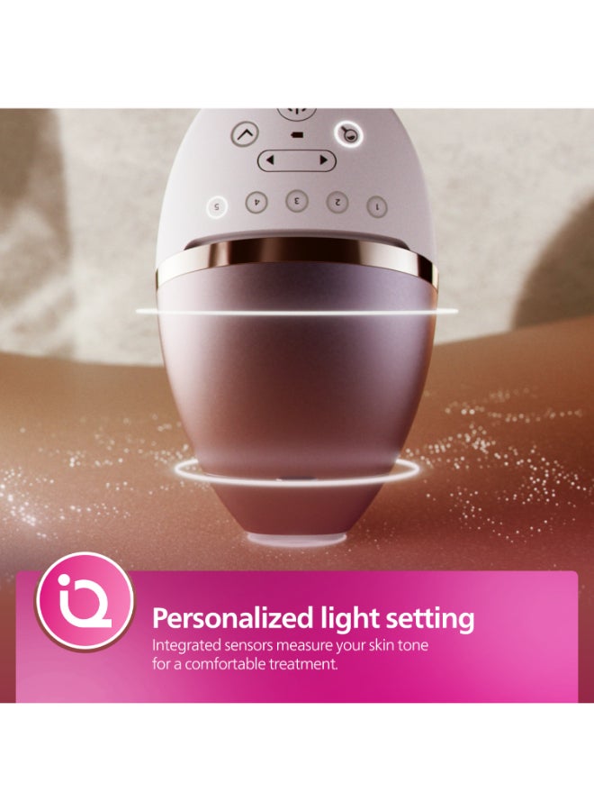 Philips Lumea IPL, Hair Removal, 8000 Series, Sense IQ Technology, Body Treatment Attachment, Corded Use, BRI940/00, 60 Days Money Back Guarantee White/Silver