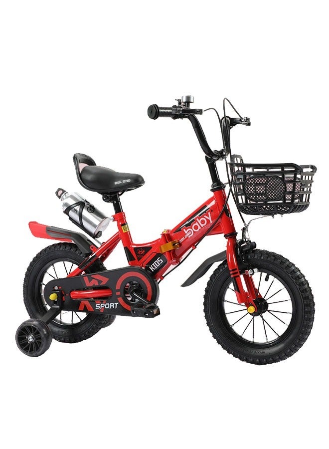 Folding Children's Bicycles With Soft Seats And Carbon Steel Frame 16 inches