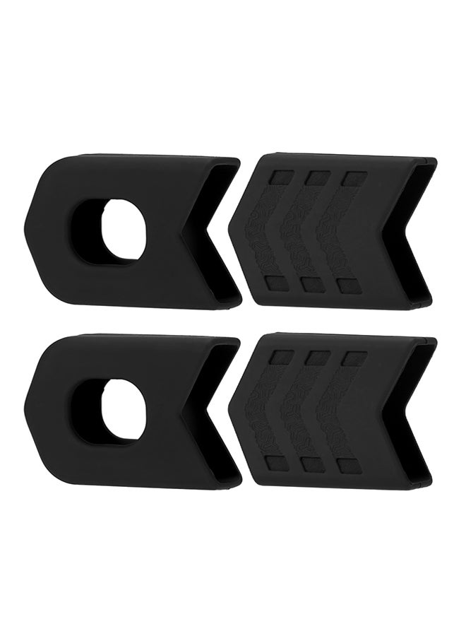 4-Piece MTB Road Bicycle Cycling Crankset Crank Protective Sleeve Cover