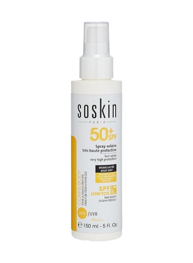 Sun Spray Very High Protection Spf 50+ For Body, Ocean-Friendly And Low-Tox Formula, Family Use From 3 Years 150ml