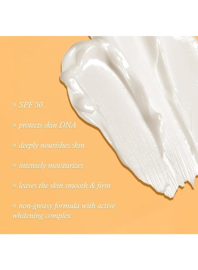 Eveline Cosmetics Whitening Sun Protection Face Cream, With Spf 50 & Skin Dna Protection 50ml