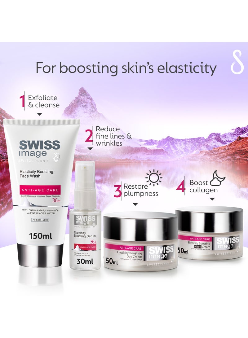 Anti Age 36+ Elasticity Boosting Day Cream & Night Cream Special Offer Pack 2 X 50ml, W/ SPF Filter, Collagen Boosting