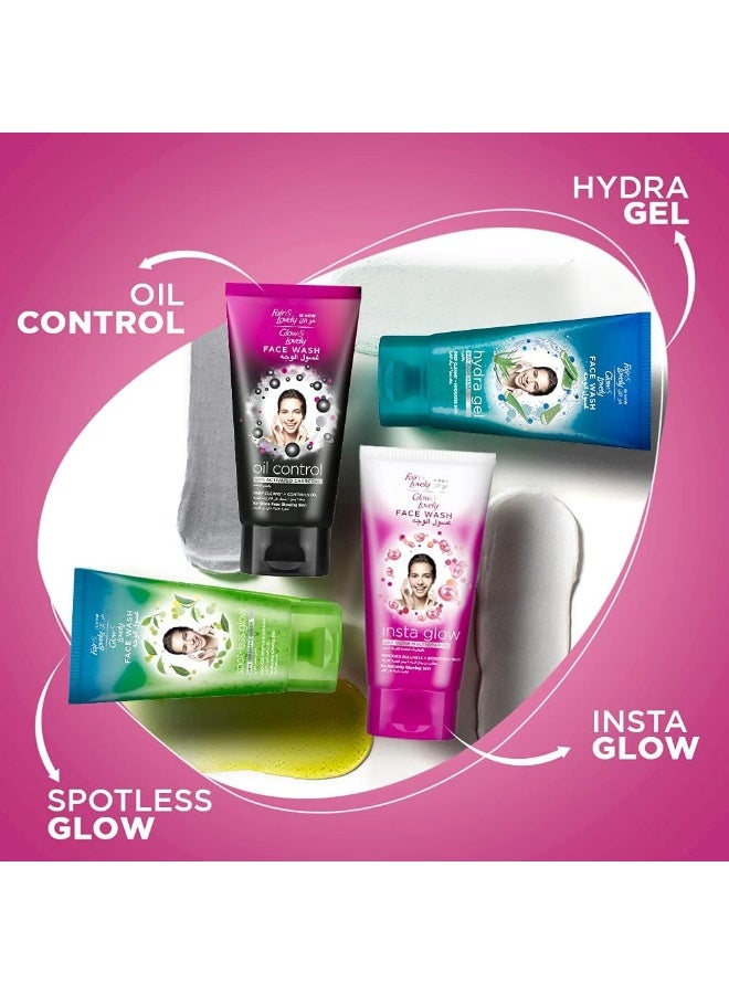 Instant Glow Face Wash Multicolour 2x150ml