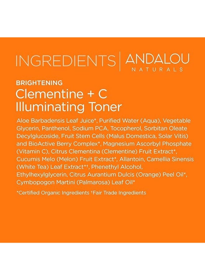 Andalou Naturals Clementine C Illuminating Toner With Vitamin C, Brightening 178ml