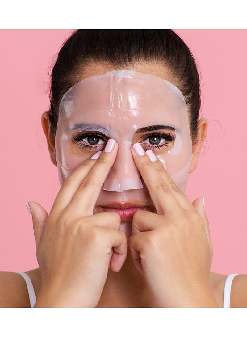 Anti-Aging Retinol Face Mask Sheet (3 Masks) with Niacinamide & Rice Water – Reduces Wrinkles, Pigmentation, Dark Spots & Pimple Marks, Improves Firmness, Brightens & Hydrates Skin