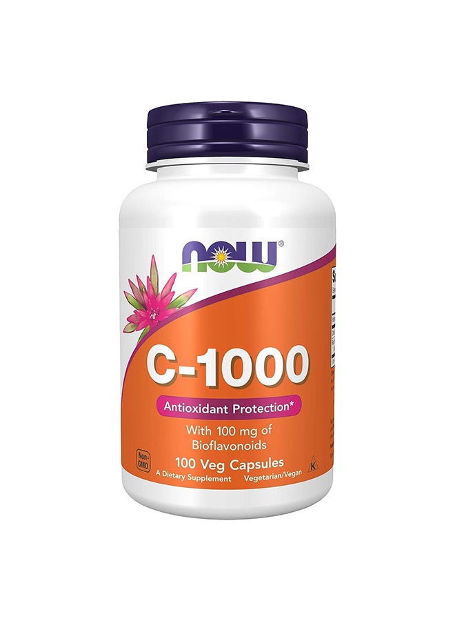 Vitamin C-1000 Sustained Release with Rose hip, 100 Tablets