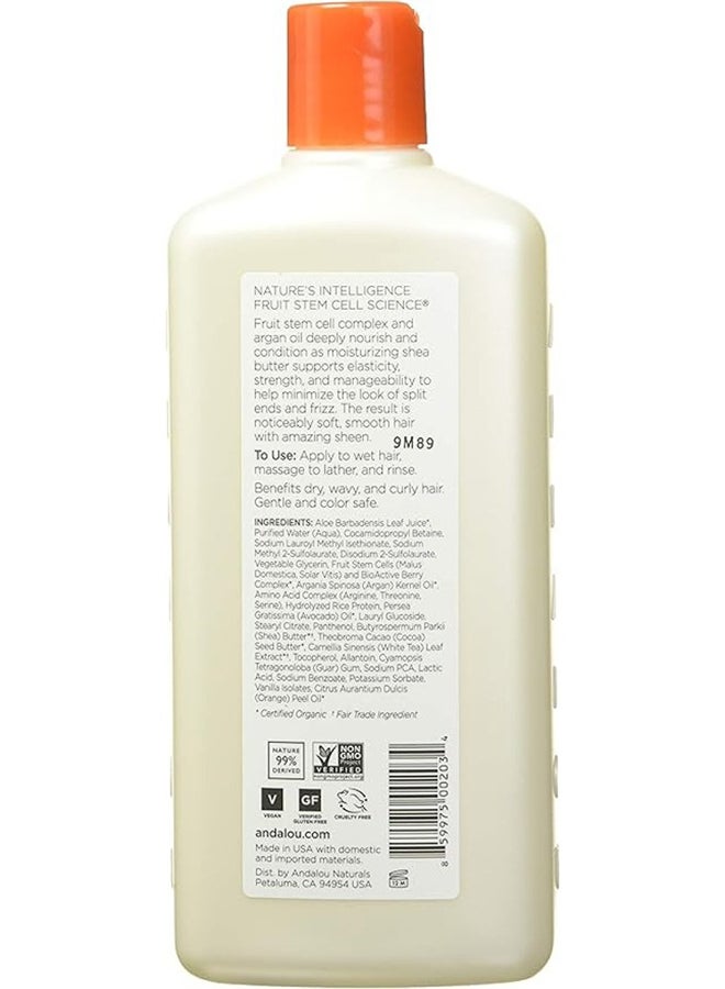 Andalou Naturals Shampoo Moisture Rich, With Argan Oil & Shea 340ml