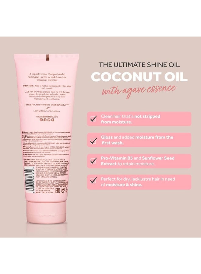 Coco Loco And Agave Shine Shampoo, Infused With Coconut Oil 250ml