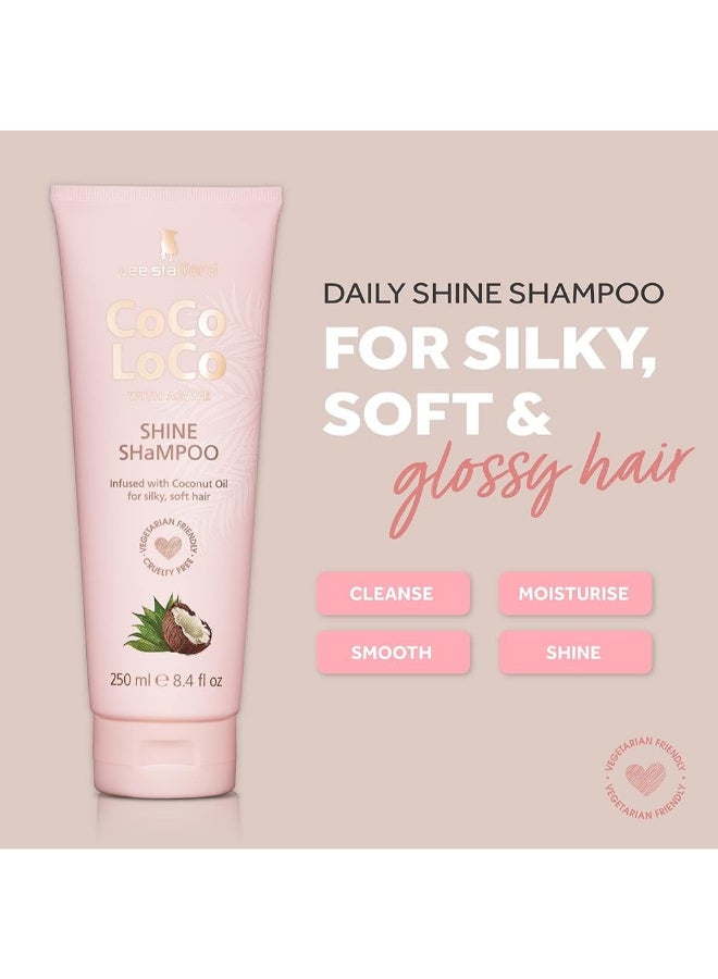 Coco Loco And Agave Shine Shampoo, Infused With Coconut Oil 250ml