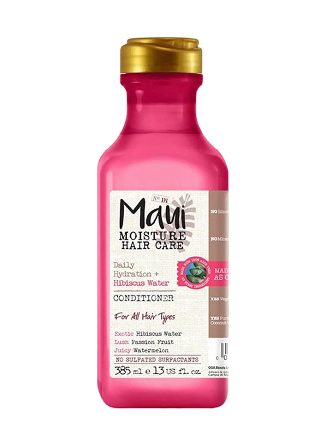 Conditioner, Infused With Aloe Vera And Hibiscus Water, Daily Hydration 385ml