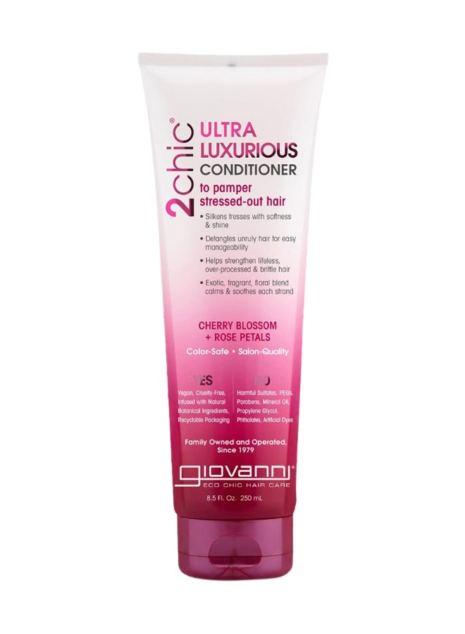 Giovanni 2Chic Ultra Luxurious Conditioner, Cherry Blossom & Rose Petals 250ml